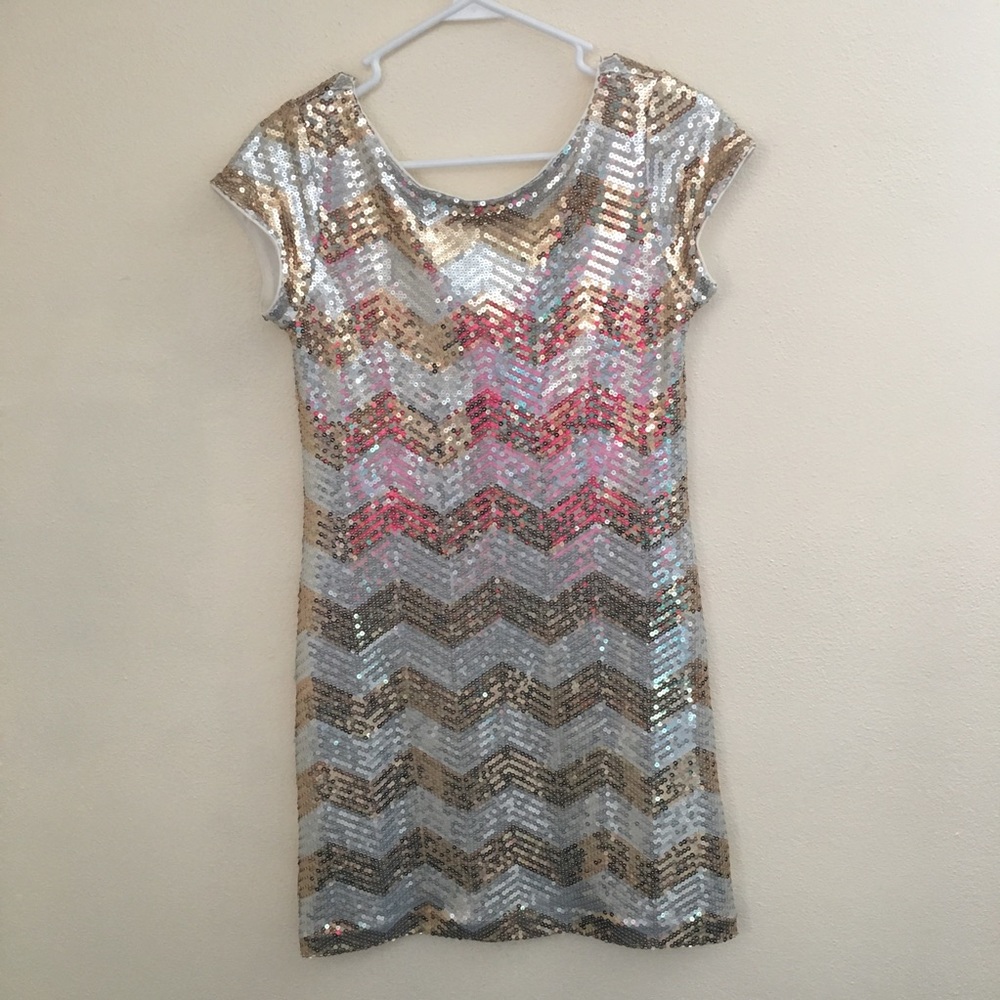 White House Black Market Sequin Cocktail Dress